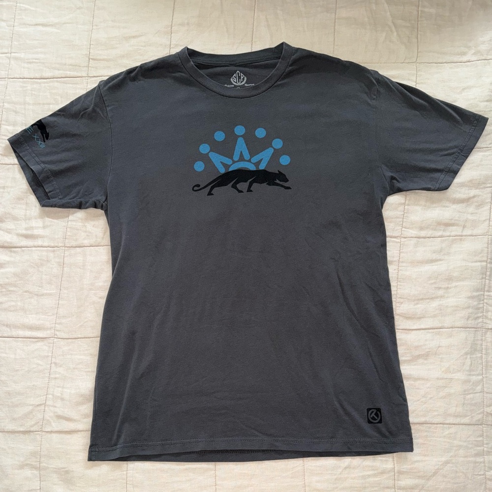 Scotty Cameron Gray Tee with Blue Logo
